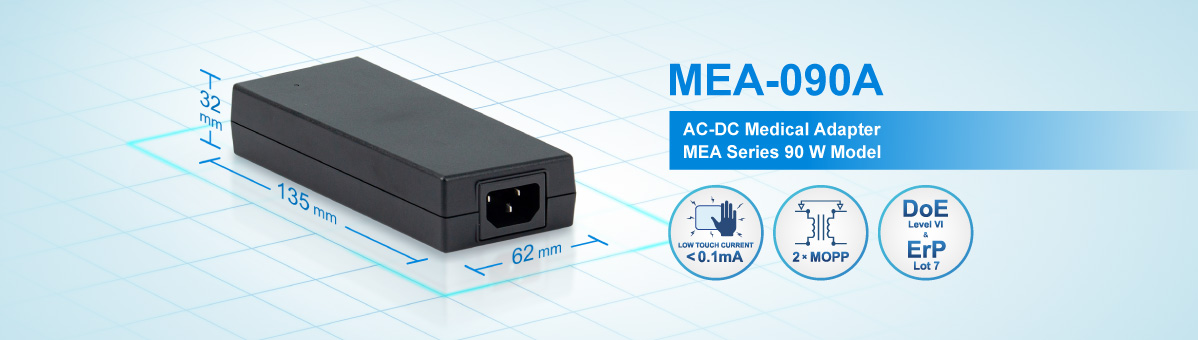 kapre butik håndtering Delta AC-DC Medical Adapter MEA Series Expanded with a New Compact 90 W  Output Model