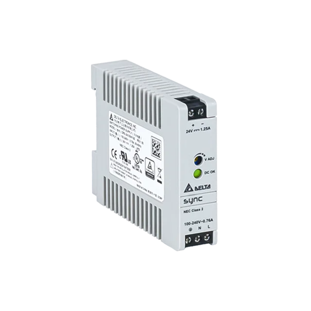 Delta DRS-24V30W1NZ 24V 30W 1.25A DIN Rail SYNC Series